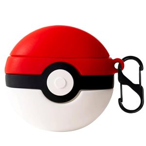 Cute Cartoon Design Case Cover for AirPods 1 & 2 & Airpod Pro Generation case (Pokemaon Ball)