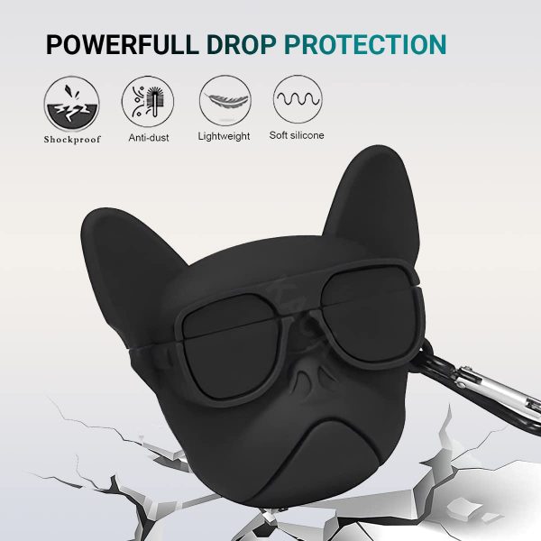 Cute Cartoon Design Case Cover for AirPods 1 & 2 & Airpod Pro Generation case ( Cool Dog) - Image 3