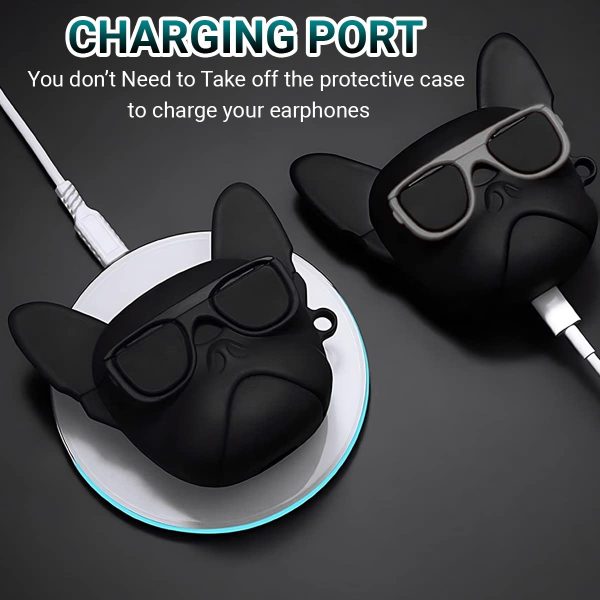 Cute Cartoon Design Case Cover for AirPods 1 & 2 & Airpod Pro Generation case ( Cool Dog) - Image 2