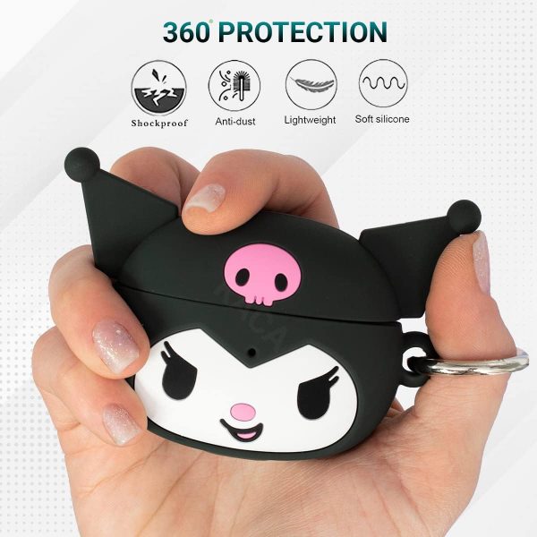 Cute Cartoon Design Case Cover for AirPods 1 & 2 & Airpod Pro Generation case (Hello Kitty) - Image 4