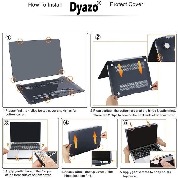 Hard Shell Case Cover | Shockproof Protector for MacBook Air Cover | Compatible for M1 A2337 | A2179 | A1932 - Image 2