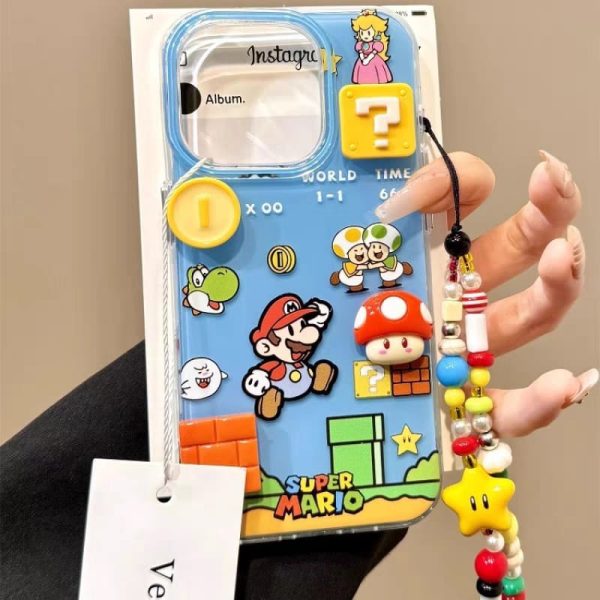Vintage Mario Case with Charm - Image 4