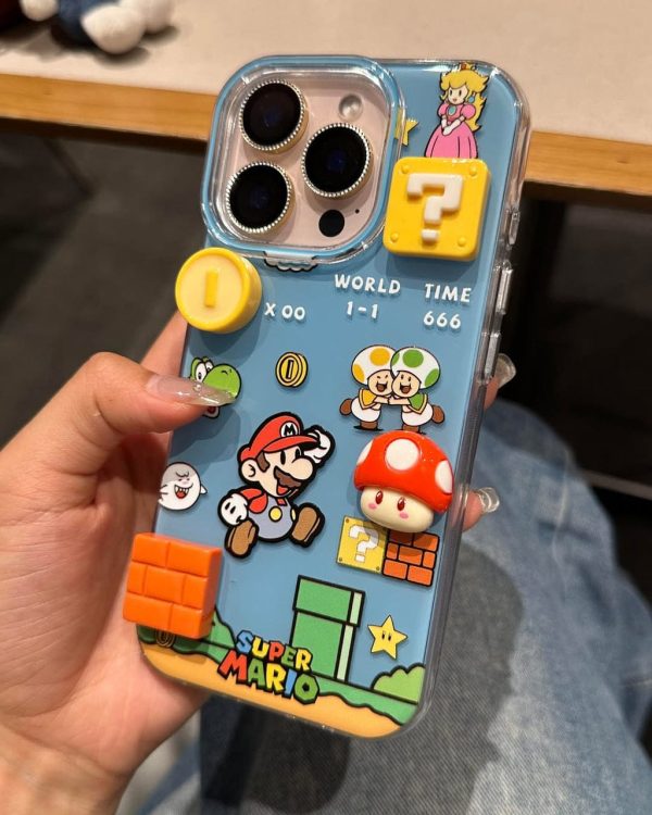 Vintage Mario Case with Charm - Image 2