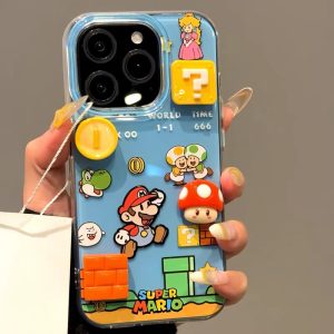 Vintage Mario Case with Charm