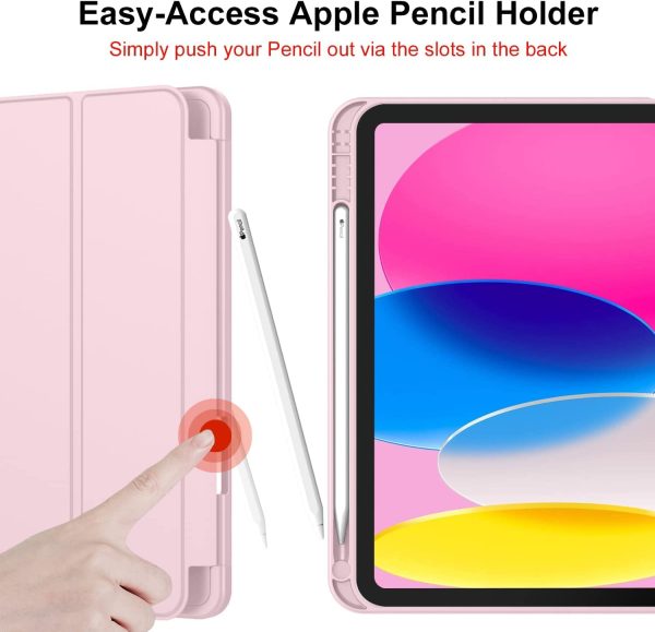Smart Case for iPad (A16) 11th/10th Generation (2025/2022) [Auto Sleep/Wake Cover] [Pencil Holder] [Soft Flexible Case] Rugged Series for Apple iPad... - Image 3
