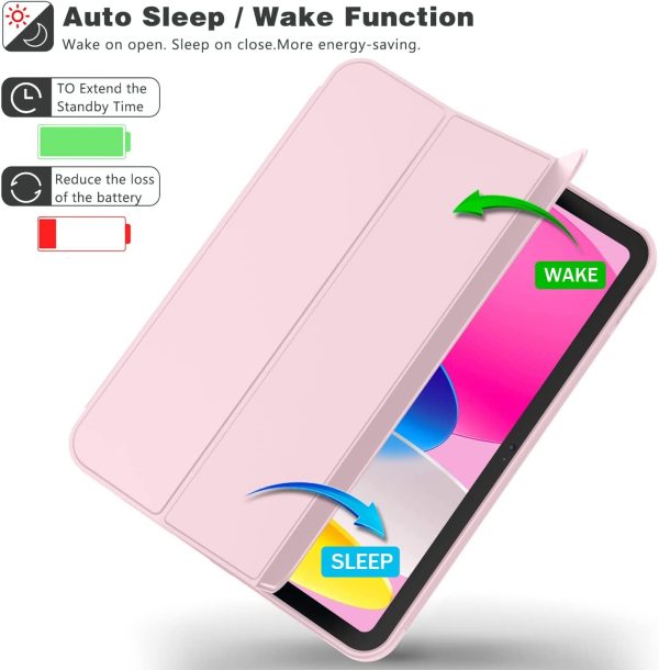 Smart Case for iPad (A16) 11th/10th Generation (2025/2022) [Auto Sleep/Wake Cover] [Pencil Holder] [Soft Flexible Case] Rugged Series for Apple iPad... - Image 5